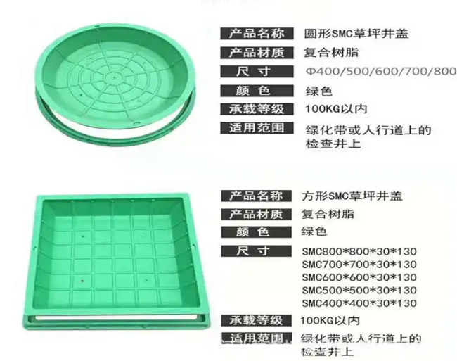 越秀树脂复合种植井盖展示
